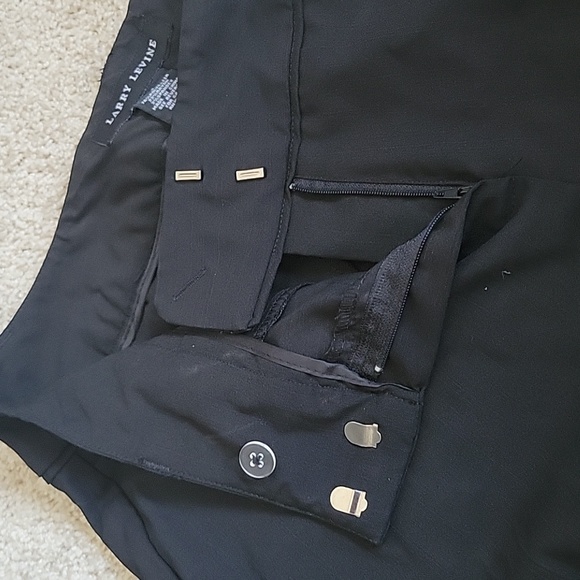 NWT Larry Levine curvy fit trousers black size 6 - Picture 3 of 4